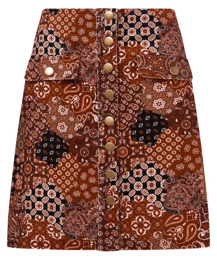 Joe Browns Skirts Women Perfect Patchwork Skirt Brown Joe Browns Skirts Women Perfect Patchwork Skirt Brown