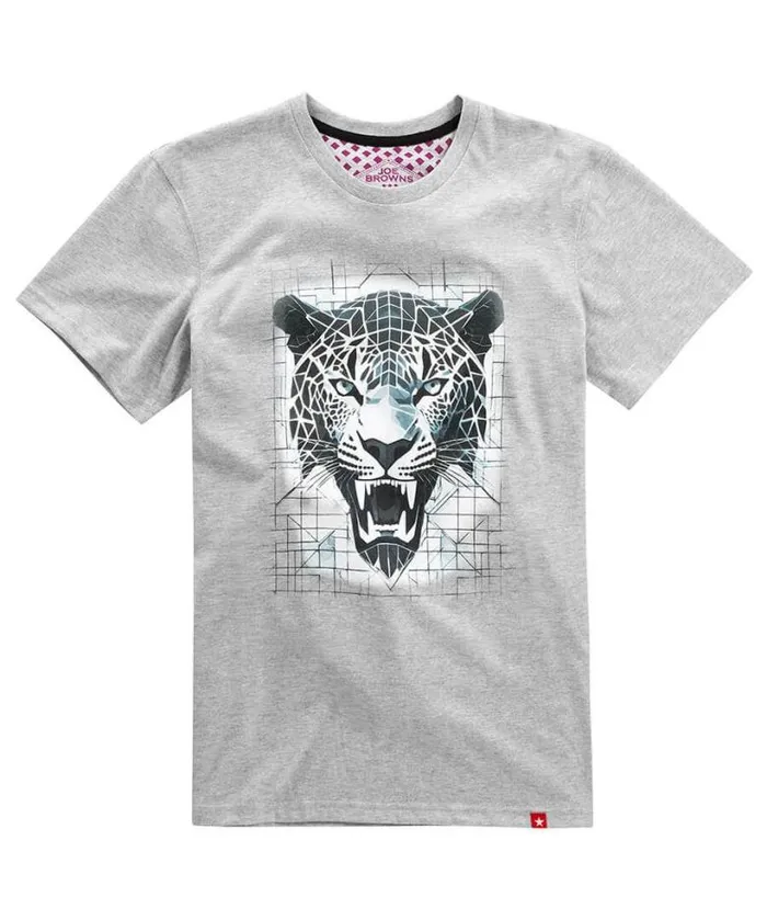 Joe Browns TShirts and Tops Men Ice Cool Tee Grey Joe Browns TShirts and Tops Men Ice Cool Tee Grey