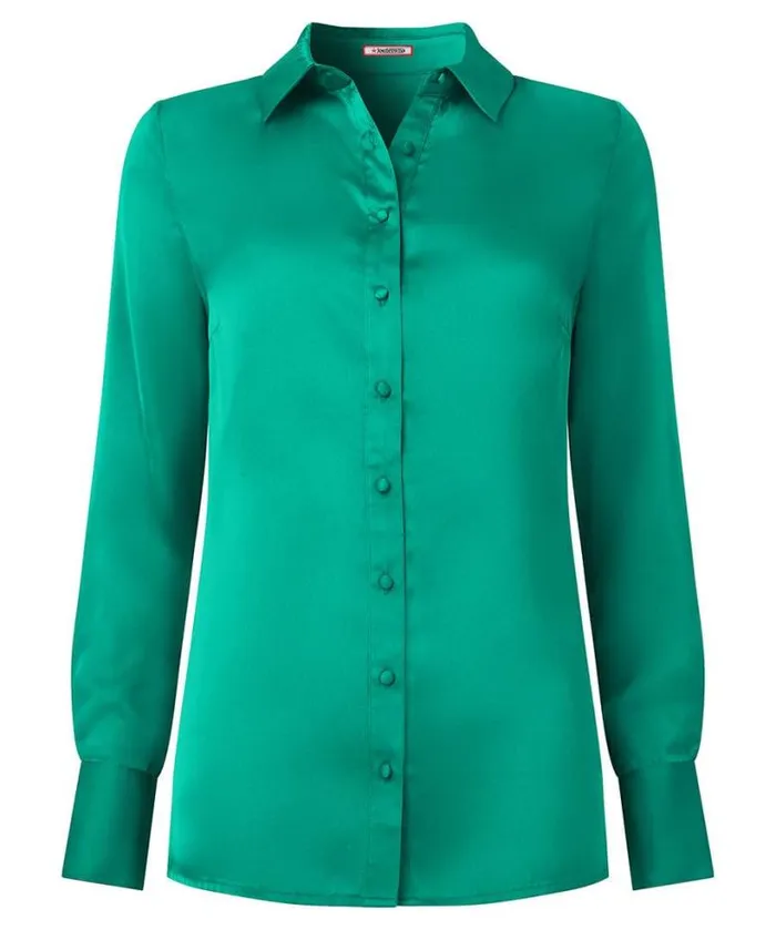 Joe Browns Tops Tunics and Blouses Women Stunning Satin Blouse Green Joe Browns Tops Tunics and Blouses Women Stunning Satin Blouse Green