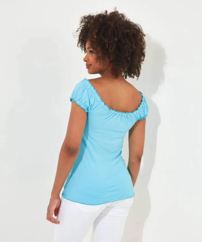 Joe Browns Tops Tunics and Blouses Women Summertime Boho Top Aqua Joe Browns Tops Tunics and Blouses Women Summertime Boho Top Aqua