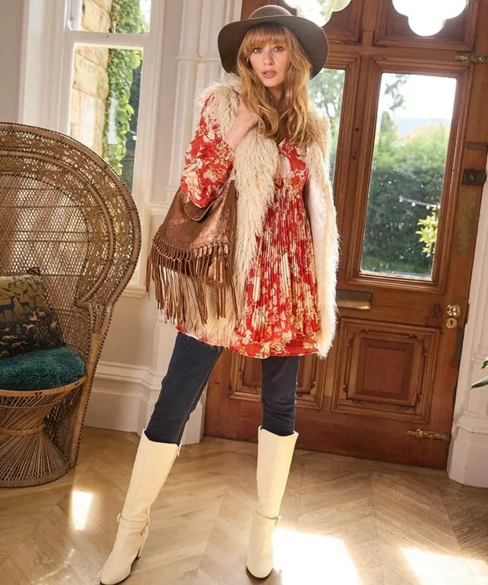 Joe Browns Waistcoats Women Dreaming Of Boho Shaggy Waistcoat Cream Joe Browns Waistcoats Women Dreaming Of Boho Shaggy Waistcoat Cream