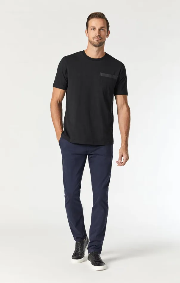 Johnny Slim Leg Chino In Dark Navy Twill Men Mavi Jeans Pants
