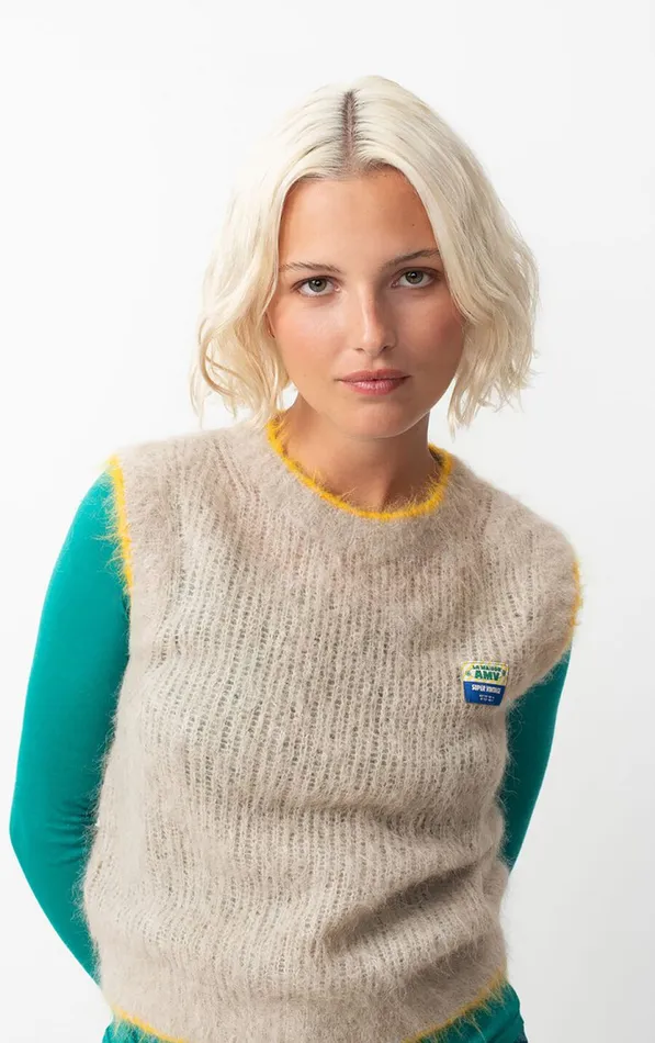 Jumper Bymi Misty Melange Women American Vintage Jumpers and Cardigans Jumper Bymi Misty Melange Women American Vintage Jumpers and Cardigans