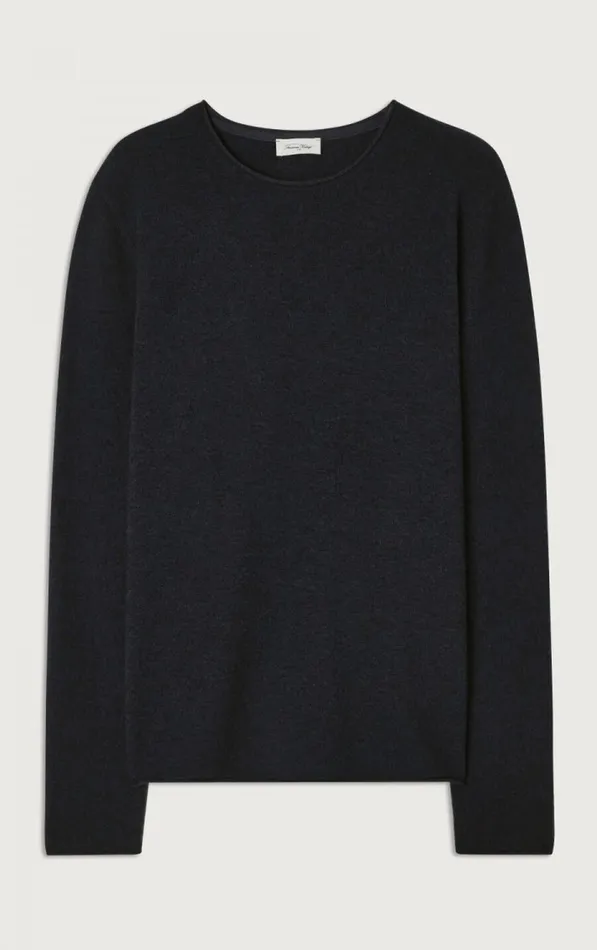 Jumper Ducksbay Navy Melange Black Men American Vintage Jumpers and Cardigans