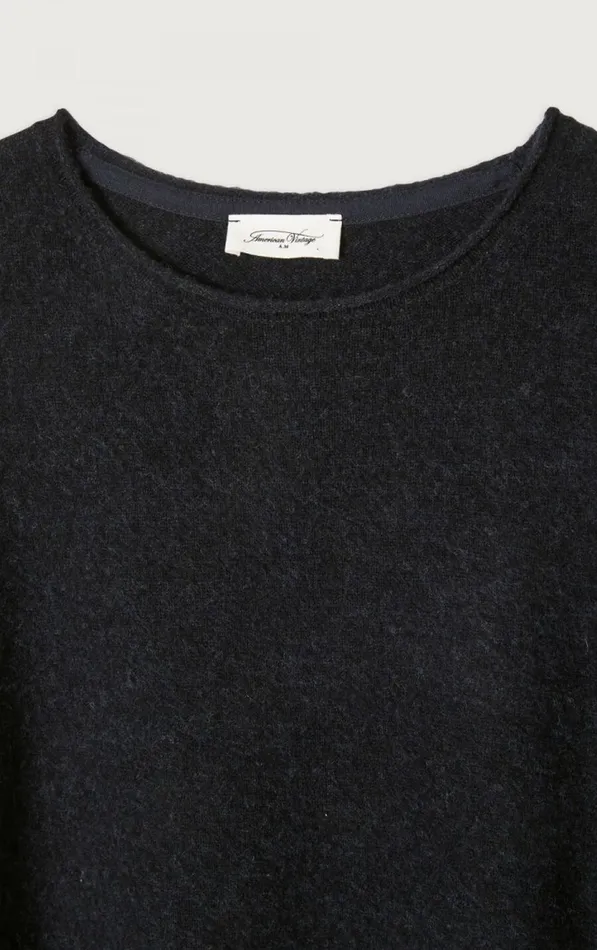 Jumper Ducksbay Navy Melange Black Men American Vintage Jumpers and Cardigans