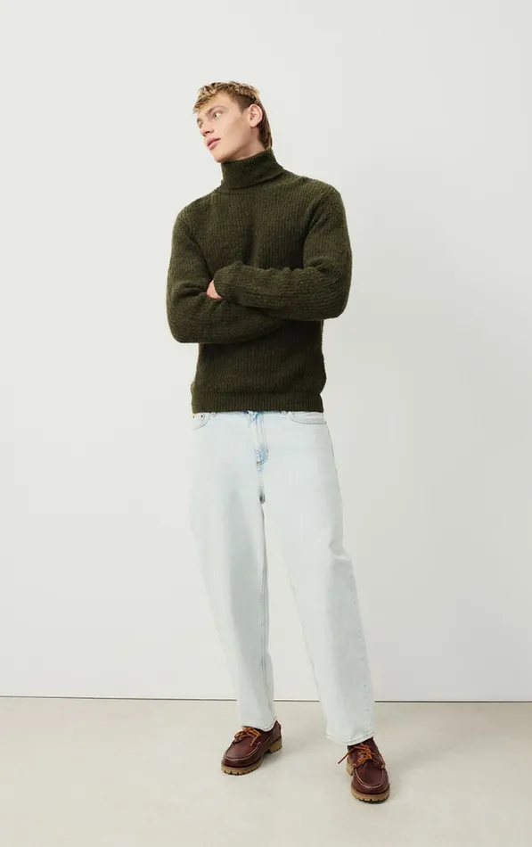 Jumper East Melange Botanical Men American Vintage Jumpers and Cardigans