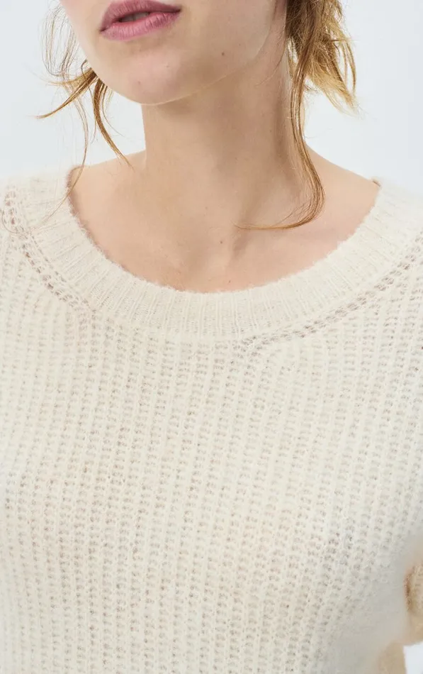 Jumper East Melange Pearl Women American Vintage Jumpers and Cardigans Jumper East Melange Pearl Women American Vintage Jumpers and Cardigans