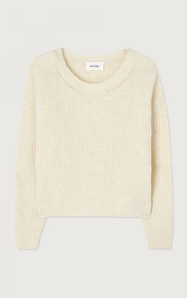 Jumper East Melange Pearl Women American Vintage Jumpers and Cardigans Jumper East Melange Pearl Women American Vintage Jumpers and Cardigans