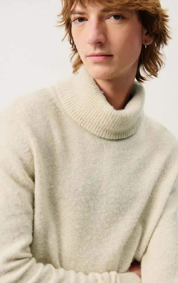 Jumper Falyday Melange Biscuit Men American Vintage Jumpers and Cardigans Jumper Falyday Melange Biscuit Men American Vintage Jumpers and Cardigans