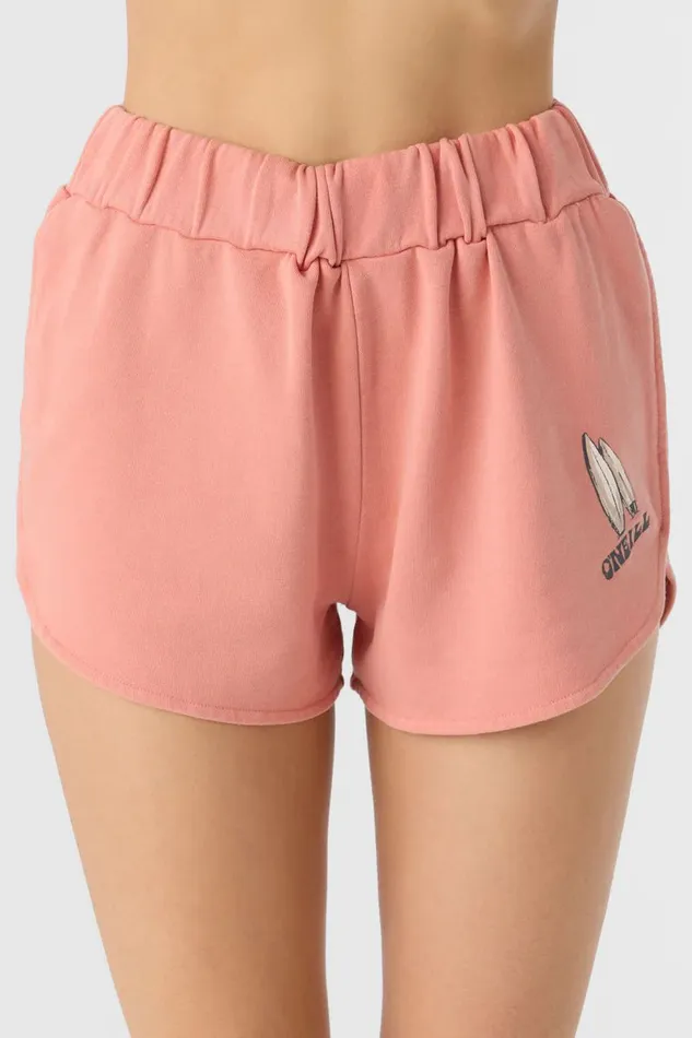 KARMA FRENCH TERRY LOUNGE SHORTS Canyon Clay Women O039NEILL Collections