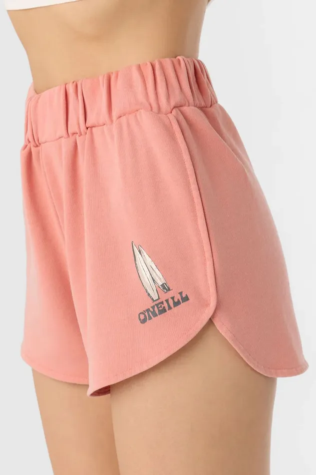 KARMA FRENCH TERRY LOUNGE SHORTS Canyon Clay Women O039NEILL Collections