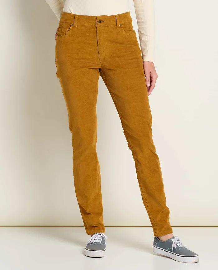 Karuna Cord 5 Pocket Skinny Pant Cardamom Women8217s Pants ToadandCo
