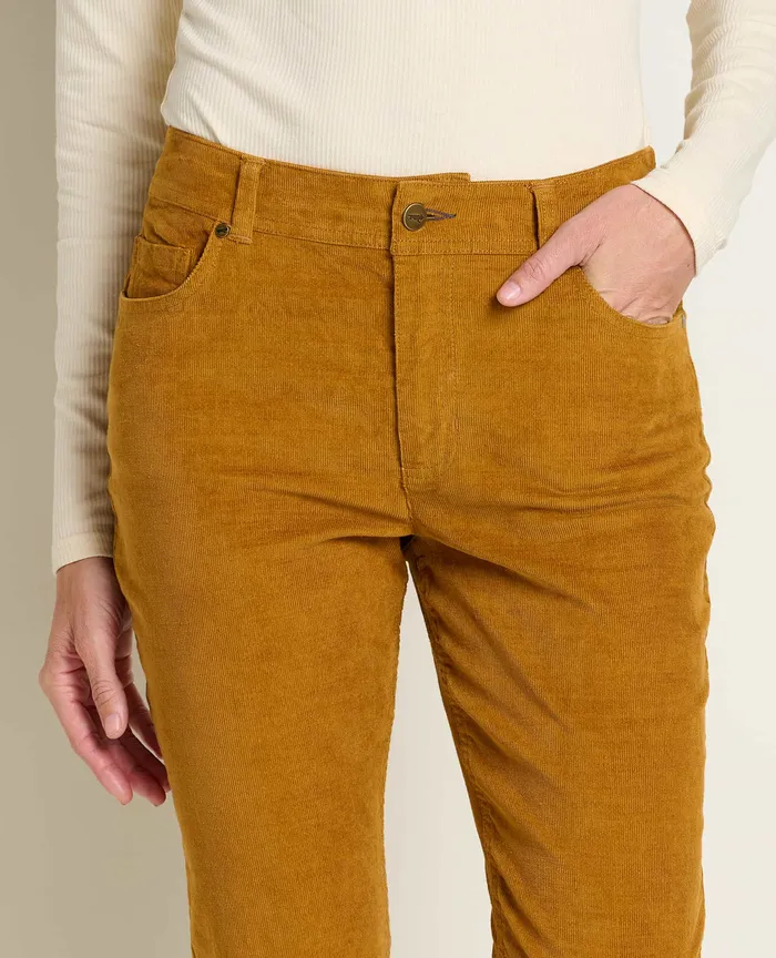 Karuna Cord 5 Pocket Skinny Pant Cardamom Women8217s Pants ToadandCo