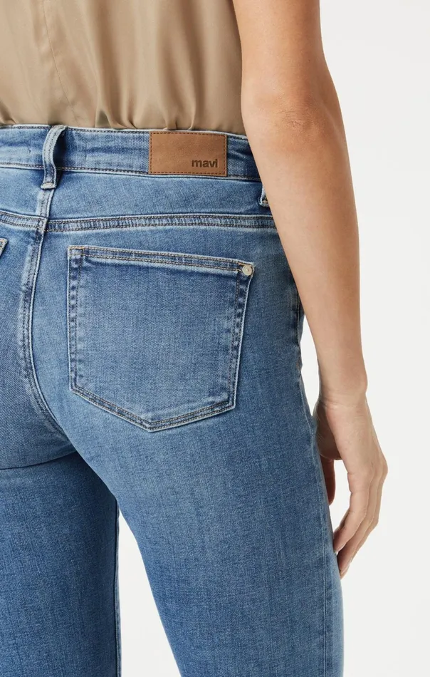 Kendra Straight Leg In Mid Brushed Feather Blue Women Mavi Jeans Denim Kendra Straight Leg In Mid Brushed Feather Blue Women Mavi Jeans Denim