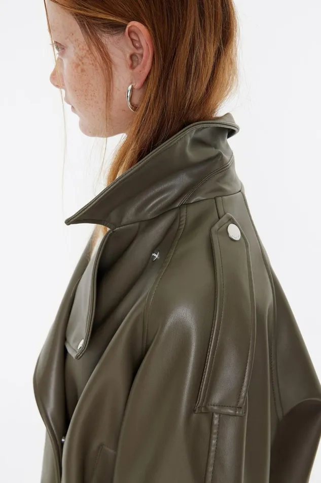 Khaki Doublebreasted Jacket Light Khaki Women Bimba Y Lola Jackets And Blazers Khaki Doublebreasted Jacket Light Khaki Women Bimba Y Lola Jackets And Blazers