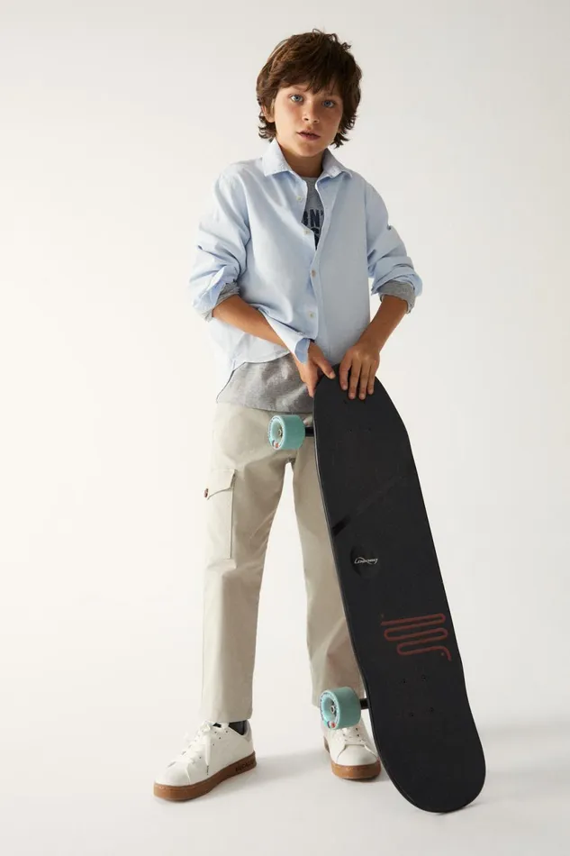 Kids Blue Antejo Shirt Ecoalf Shirts