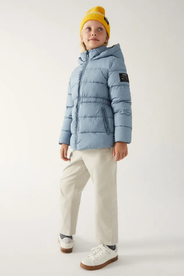 Kids Blue Solak Coat Ecoalf Coats And Jackets