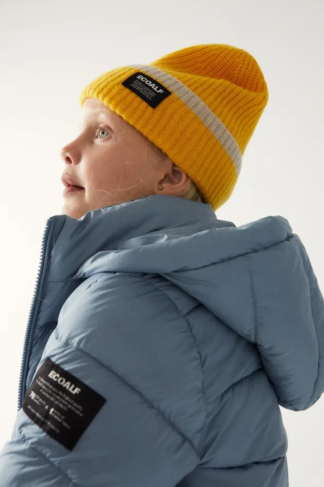 Kids Blue Solak Coat Ecoalf Coats And Jackets