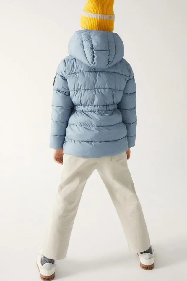 Kids Blue Solak Coat Ecoalf Coats And Jackets