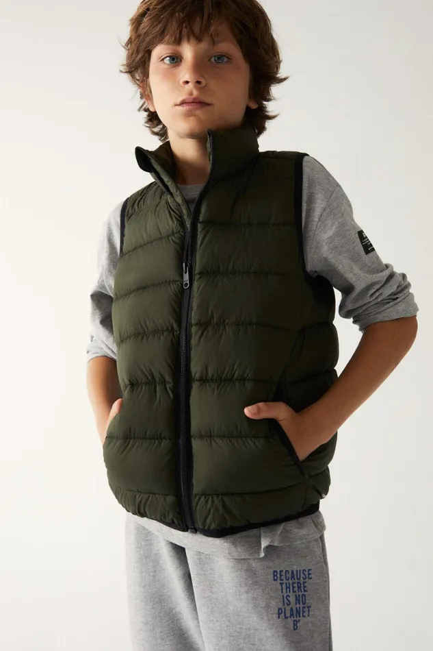 Kids Green Kiko Vest Ecoalf Coats And Jackets