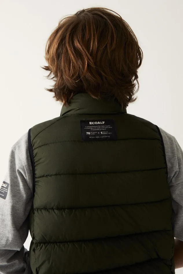 Kids Green Kiko Vest Ecoalf Coats And Jackets
