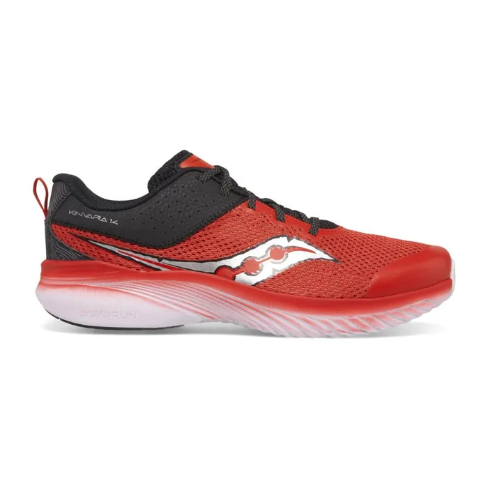 Kids Jay039s Kinvara 14 Blackred Saucony