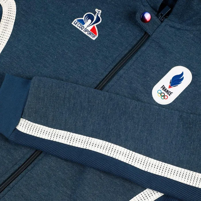 Kids Le Coq Sportif Sweatshirts And Hoodies France039s Olympic Team ZipUp Hoodie Kids