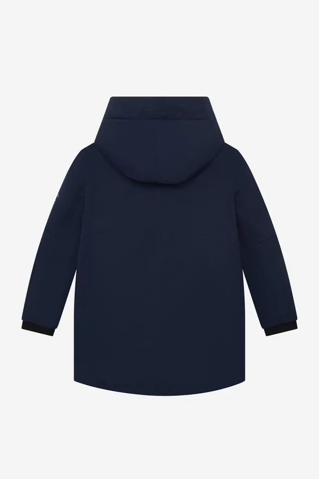Kids Navy Blue Iceberg Jacket Ecoalf Coats And Jackets