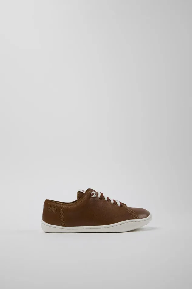 Kids Peu Brown Leather Kids039 Shoes Camper Casual Shoes Kids Peu Brown Leather Kids039 Shoes Camper Casual Shoes