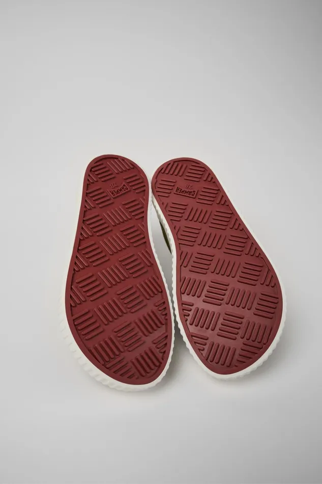 Kids Peu Roda Green Textile Sneaker Camper Sneakers Kids Peu Roda Green Textile Sneaker Camper Sneakers
