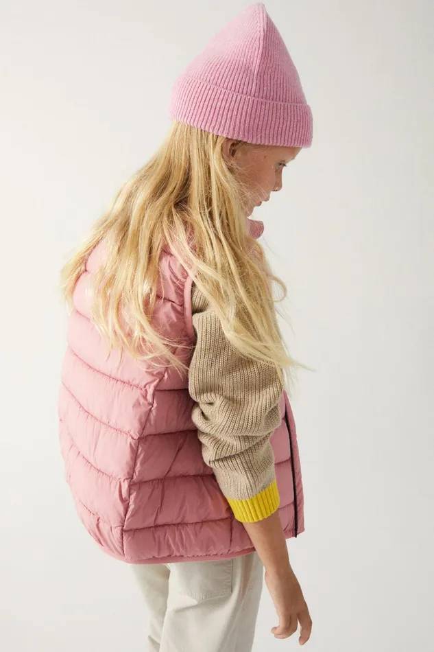 Kids Pink Kiko Vest Ecoalf Vests