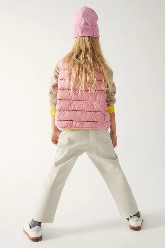 Kids Pink Kiko Vest Ecoalf Vests