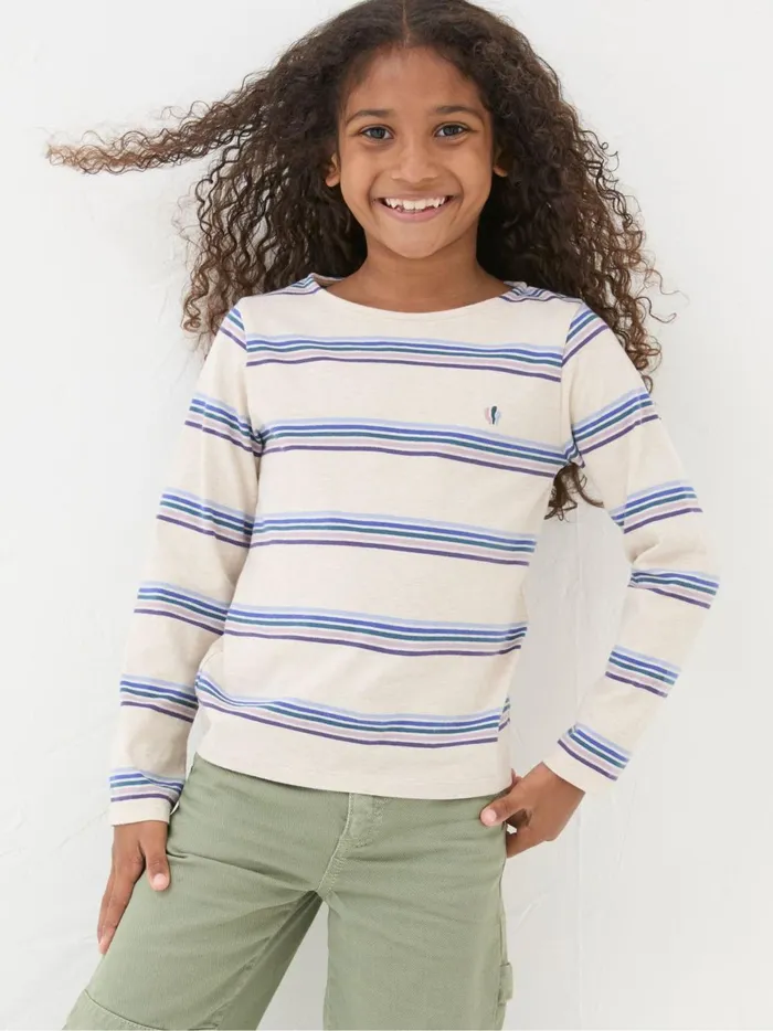 Kids Tops and TShirts Fat Face Blue 3 Pack Mixed TShirts