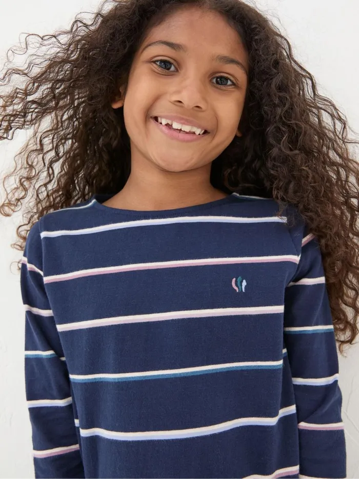 Kids Tops and TShirts Fat Face Blue 3 Pack Mixed TShirts