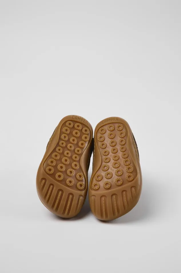 Kids Twins Brown Nubuck Boots For Kids Camper Boots Kids Twins Brown Nubuck Boots For Kids Camper Boots