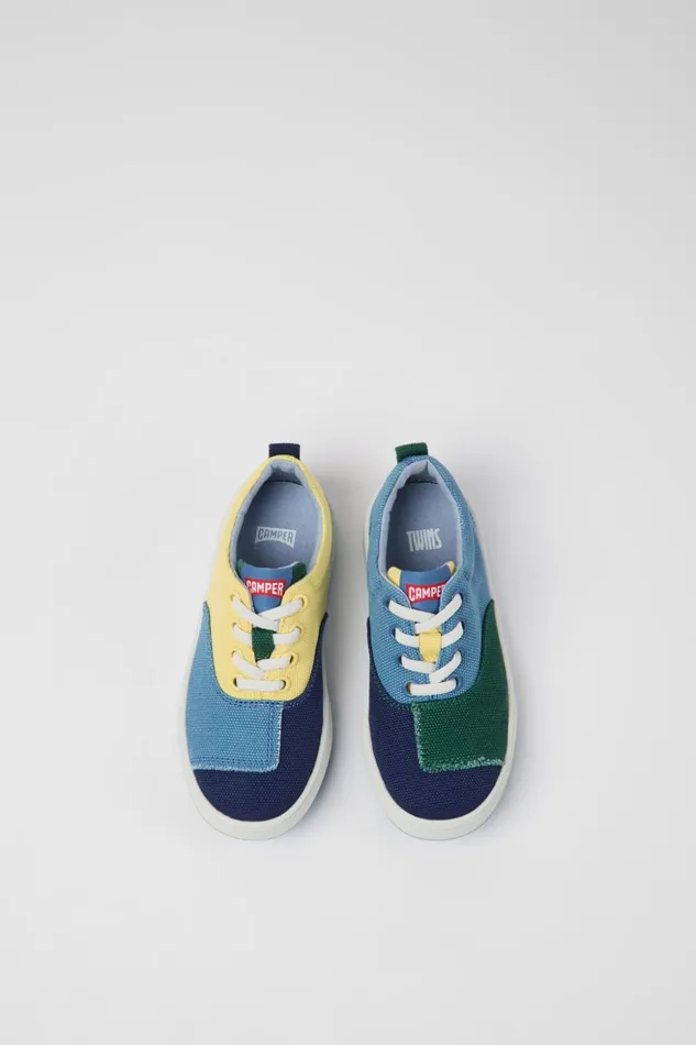Kids Twins Multicolored Textile Sneakers For Kids Camper Sneakers Kids Twins Multicolored Textile Sneakers For Kids Camper Sneakers
