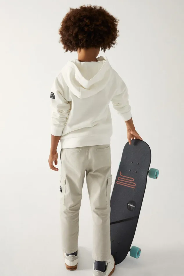 Kids White We Care Sweatshirt Ecoalf Sweatshirts