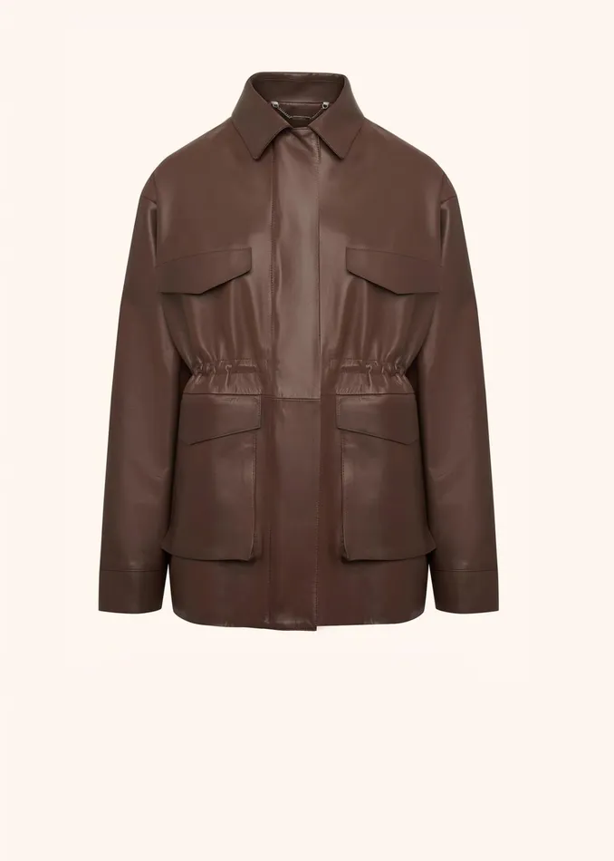 Kiton Outerwear JACKET LAMBSKIN 8211 Women
