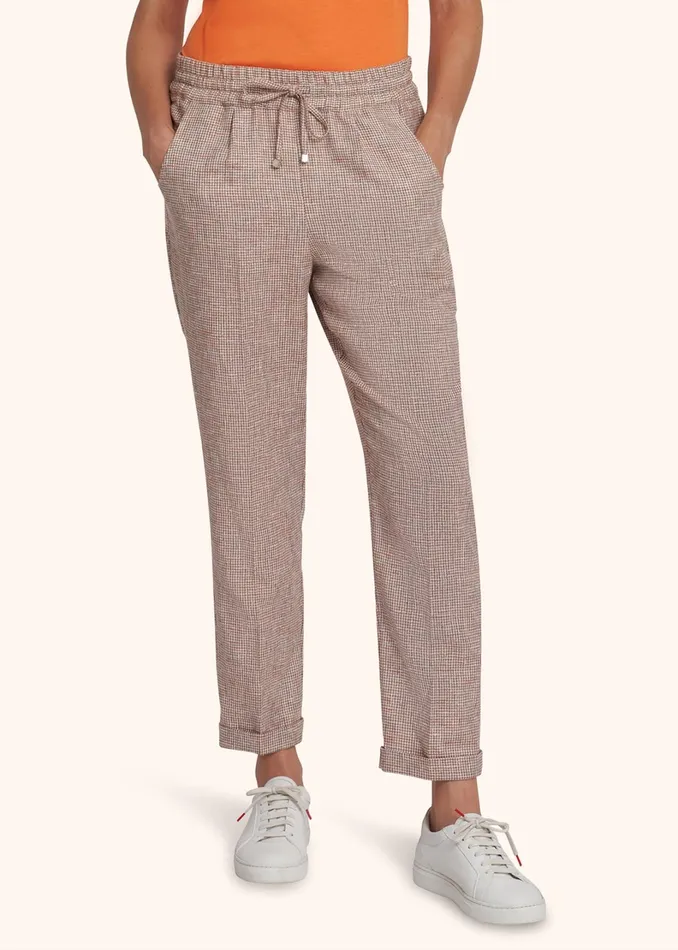 Kiton Pants And Skirts TROUSERS LINEN 8211 Women