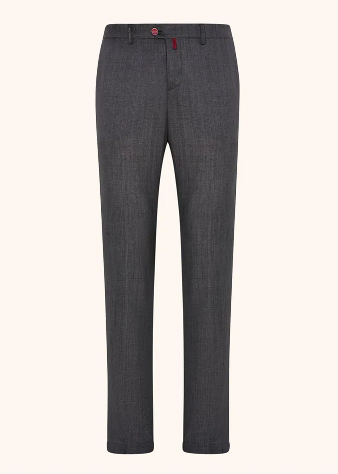 Kiton Pants CASUAL WOOL TROUSERS 8211 Men