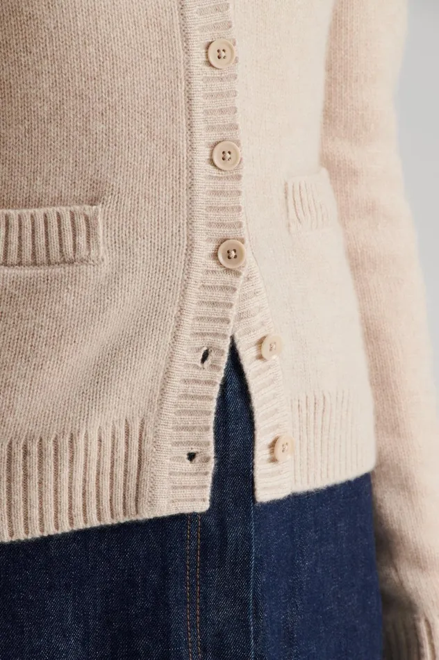 Knitwear Women Scanlan Theodore CASHMERE V Wheat Knitwear Women Scanlan Theodore CASHMERE V Wheat