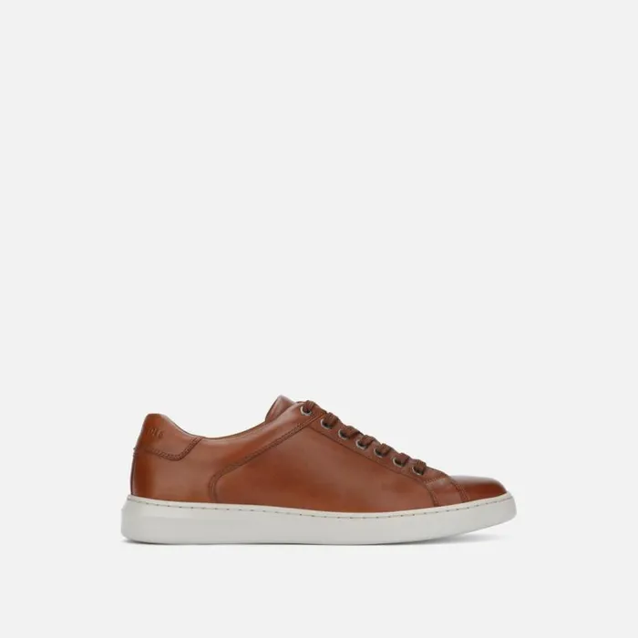 Liam Leather Sneaker With TechniCole Cognac Men Kenneth Cole Sneakers