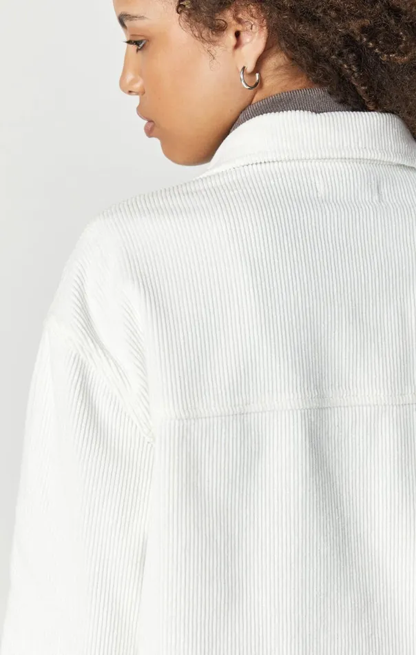 Livia Oversized Denim Shirt In OffWhite Cord Women Mavi Jeans Shirts Livia Oversized Denim Shirt In OffWhite Cord Women Mavi Jeans Shirts
