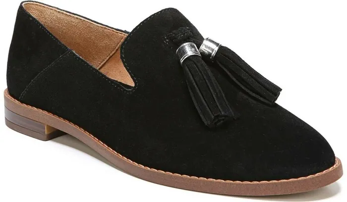 Loafers Women Franco Sarto Franco Hadden Loafer Black Suede