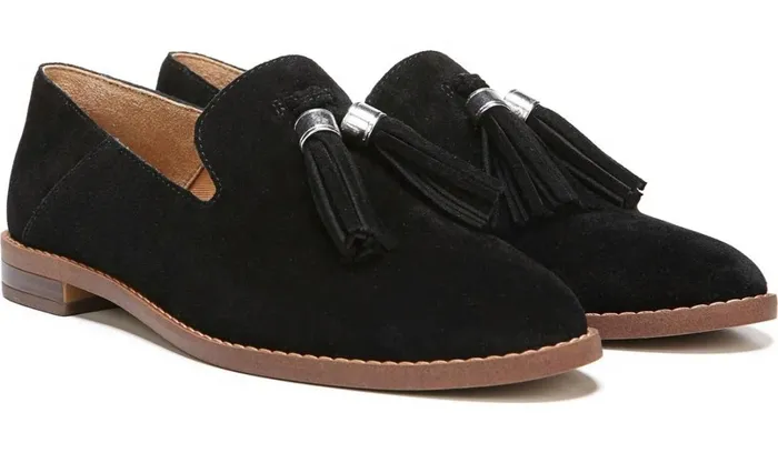 Loafers Women Franco Sarto Franco Hadden Loafer Black Suede