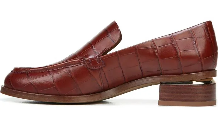 Loafers Women Franco Sarto Franco Newbocca Loafer Rust Leather