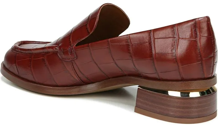 Loafers Women Franco Sarto Franco Newbocca Loafer Rust Leather