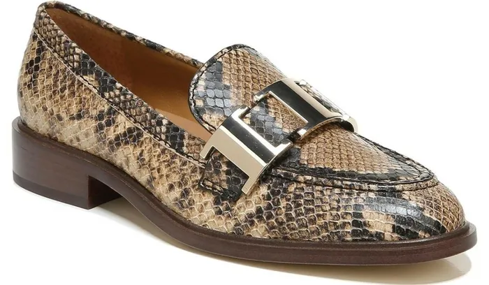 Loafers Women Franco Sarto Sarto Johana Loafer Beige Leather