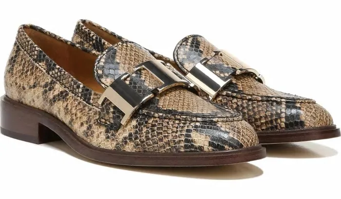 Loafers Women Franco Sarto Sarto Johana Loafer Beige Leather