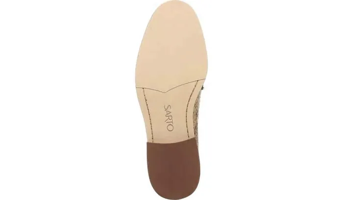 Loafers Women Franco Sarto Sarto Johana Loafer Beige Leather